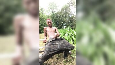 Outdoor Cummers 2: Black Teen Boys Porn!