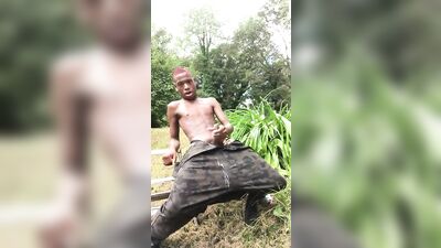 Outdoor Cummers 2: Black Teen Boys Porn!