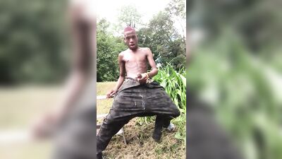 Outdoor Cummers 2: Black Teen Boys Porn!