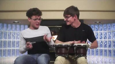 Glasses Nerds Barebacking: Big Cock Fun Oral Facials!