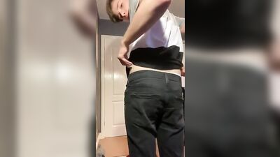 GAY PORN FANTASIES - First Time Voyeur Big Cock Play