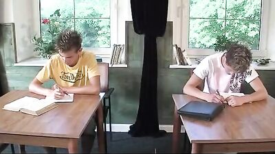 Gay Porn Raw Study Session 2: Bareback Big Cocks Blond Boys Cum Shots! OR