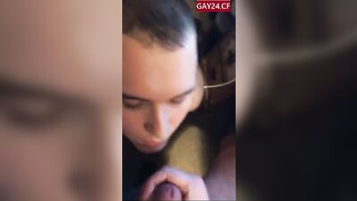 Young Sucking Machine from Oregon: Double Cock Oral Delight