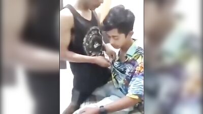 GayTube Action Amateur Asian - One boy directs the other what to do!