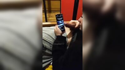 Straight Boys BFs Dick Scrolls Gay Porn Screen!