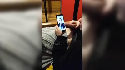 Straight Boys BFs Dick Scrolls Gay Porn Screen!