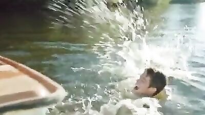 Handjob on River - Romantic Encounter with Teens