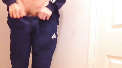 Gay Cum Spree! Boys Jerk and Soak Their Pants in the Tube