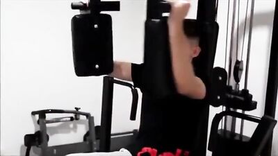 Latino Creampie Gym Boy - Bareback Cum Shots