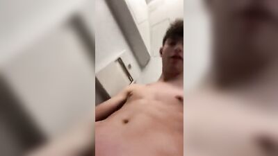 Young Twink Recording His Wild Wank - Raw and Steamy!