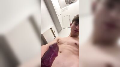 Young Twink Recording His Wild Wank - Raw and Steamy!