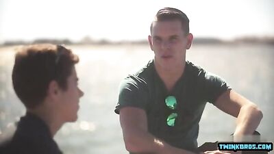 Twink Gay First Date: Steamy Sexcapades with Cum Shots