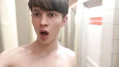 Young Twinks Get Caught in the Rain - Amateur Selfie Boys Porn Showers