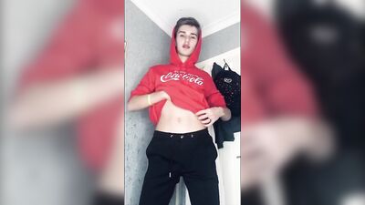 Blond Tik Tok Boy Again: Amateur Big Cocks & Dancing Orgasms