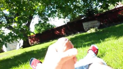 Jerking Off in Public Twinks - Gay Porn Cumshot Video!