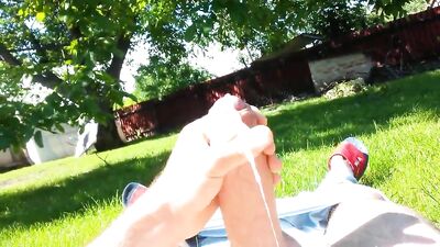 Jerking Off in Public Twinks - Gay Porn Cumshot Video!