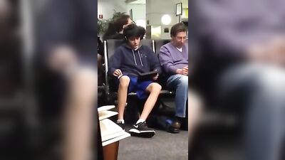 Airport Antics - Caught Playing with Self in Public!