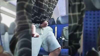 Train Cutie: Boy Masturbating on Public Transport!