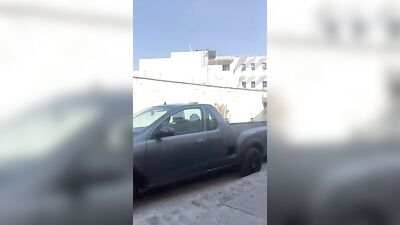 Risky Outdoor Nudity - Amateur Public Outside Solo Jerk-Off!!