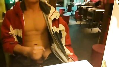 Cumming at McDonalds: The Return - Amateur Public JO & Frat Boy Cocks!