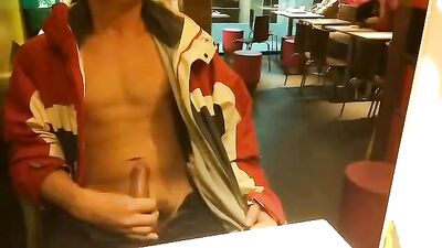 Cumming at McDonalds: The Return - Amateur Public JO & Frat Boy Cocks!