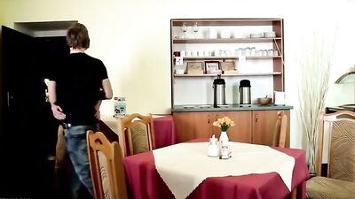 Bareback Blowjobs in an Empty Restaurant!
