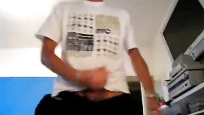 German Chav POV Cumshot Fetish: Slave and Master First Time Foot Play with Muscle Boys!