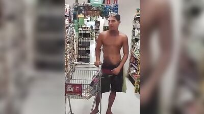 Grocery Store Exhibitionist Cam Boys - Latino Show-Offs!