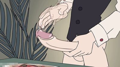 The Waiter Heats Up The Cartoon Scene In Gay Porn!