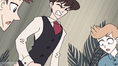 The Waiter Heats Up The Cartoon Scene In Gay Porn!