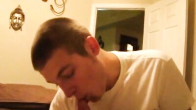 Son Deep Throats Dad & Swallows Boys Porn