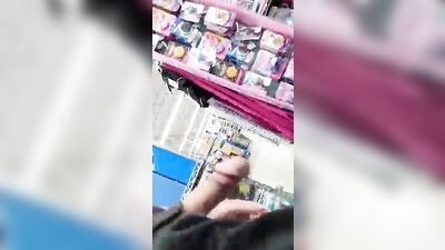 Shy Twink Porn - Riskier Masturbation in Store 4