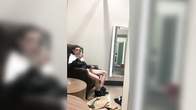 Cumming in Fitting Room with Pet Shop Boy Twink - Cum Shots Fun Handjob!