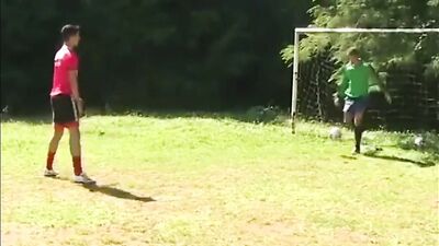 Forest Fury: Two Soccer Boys Go Wild in Gay Porn Adventure!