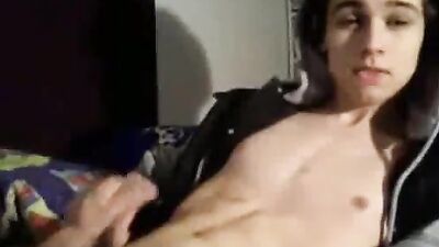 Horny Slim Twink Jerks for Fun Amateur Cum Shots!