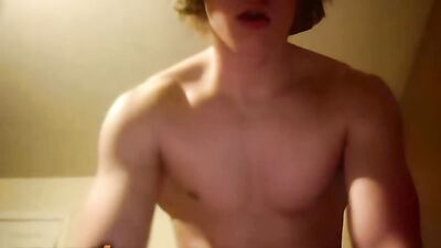 Cum on Cute Boy Cam Jerk - Gay Porn Video!