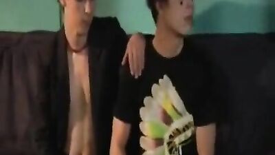 Two EmoBoys Go Down on Cum Eating Tubes!