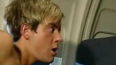 Night Flight - Gay Twink Porn Action - Big Cocks!