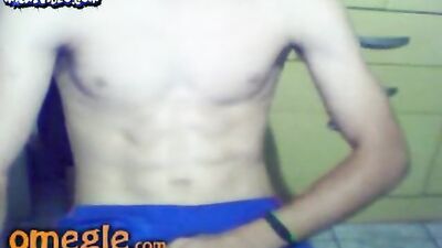 Baseball Jerk Off! Abs Loaded Shooting Cum!