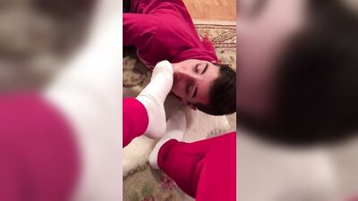 Gay Teen Foot Fetish Porn: Licking White Socks Boys