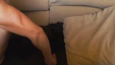 Stud on the Couch: Amateur Gay Porn Solo Exposed!