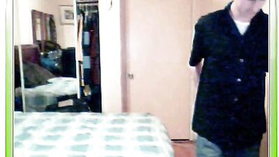 Gay Porn Strip Tease: Tommy Tylers Cum Covered Chest!