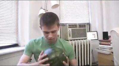 Solo Twink Boys Porn - Cumming Over Watermelons!