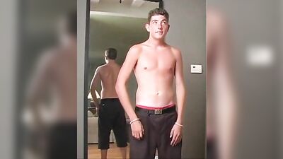 Twinks Painted Off by Stone in Gay Porn First Time!