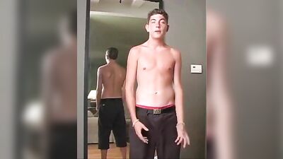 Twinks Painted Off by Stone in Gay Porn First Time!