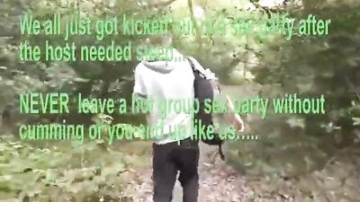 Forbidden Woods: Three Horny Teens Have Sex in the Wild!