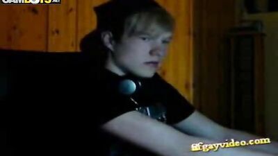 Blond Twink Webcam Fun with Best Friend