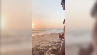 Beach Cum Dump: Straight Teens Jerk Off in Public!