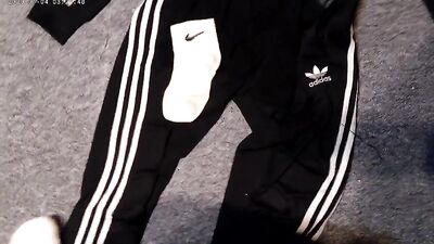 Boy Gear Fever - Amateur Fetish Fun Solo Trackies Chav Scally Sneakers