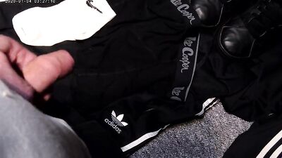 Boy Gear Fever - Amateur Fetish Fun Solo Trackies Chav Scally Sneakers